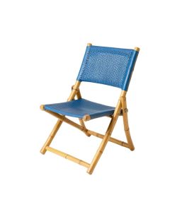 Moss Canyon Folding Outdoor Chair - Blue (synthetic illustration; no displayed measurements)