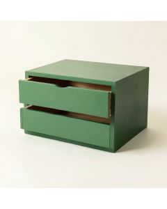 Heath Canyon Small-Parts Storage Drawer Cabinet - Green (synthetic illustration; no displayed measurements)
