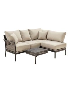 Jibe Outdoor Patio Sectional With Cushions (synthetic illustration; no displayed measurements)