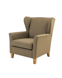Andover 26.25 '' Wide Polyester Wingback Chair (synthetic illustration; no displayed measurements)