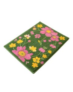 Verden Winter Floral Non-Slip Outdoor Door Mat (synthetic illustration; no displayed measurements)