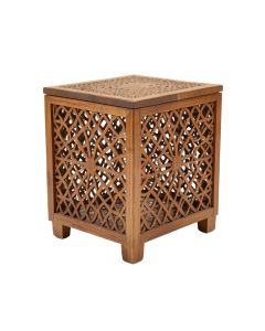 Beckner Jali End Table (synthetic illustration; no displayed measurements)