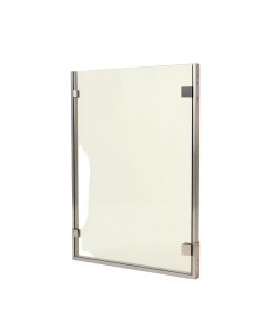 Divide 74 '' H Framed Fixed Glass Panel
