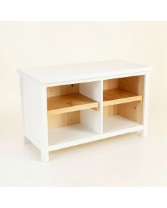 Fern Bluff Empty Countertop Canister Rack - White (synthetic illustration; no displayed measurements)