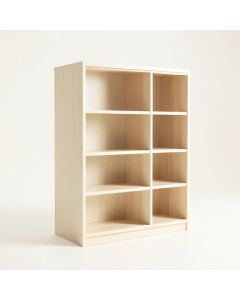 River Crossing Freestanding Bookcase - Ivory (synthetic illustration; no displayed measurements)