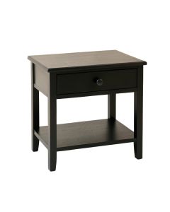 Dawn Brook Nightstand - Black (synthetic illustration; no displayed measurements)