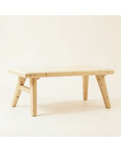 Slate Brook Indoor Bench - Cream (synthetic illustration; no displayed measurements)