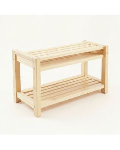 Hill Bluff Shoe Storage Bench - Cream (synthetic illustration; no displayed measurements)