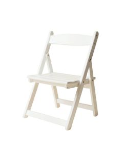 Wren Bend Folding Outdoor Chair - White