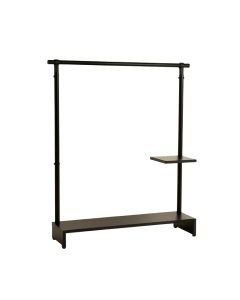 Stone Crest Empty Garment Rack - Black (synthetic illustration; no displayed measurements)