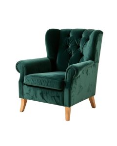 Maubara 25.1 '' Wide Tufted Wingback Chair (synthetic illustration; no displayed measurements)