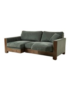 Giovanny Microfiber/Microsuede Reversible Sofa & Chaise