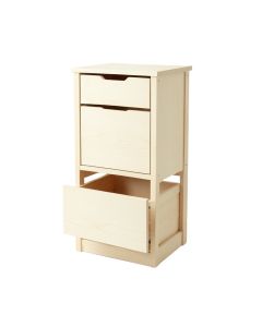 Willow Bend Freestanding Pull-Out Hamper Cabinet - Ivory (synthetic illustration; no displayed measurements)