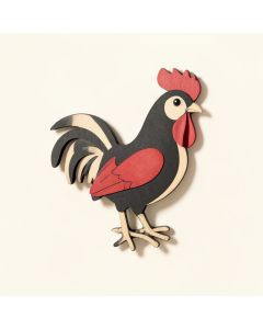 Frisky Rooster Cambridge Sign Wall Décor (synthetic illustration; no displayed measurements)
