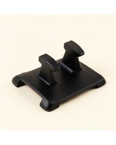 Dual Monitor Stand (synthetic illustration; no displayed measurements)