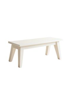 Holly Dale Indoor Bench - White (synthetic illustration; no displayed measurements)
