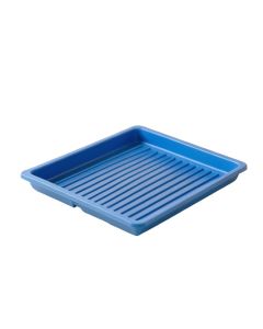 River Branch Empty Under-Desk Cable Tray - Blue (synthetic illustration; no displayed measurements)