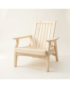 Juniper Brook Outdoor Lounge Chair - Ivory (synthetic illustration; no displayed measurements)