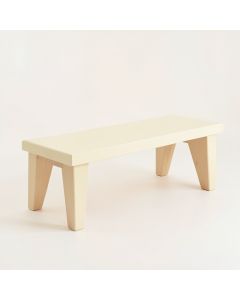 Fern Brook Indoor Bench - Cream (synthetic illustration; no displayed measurements)