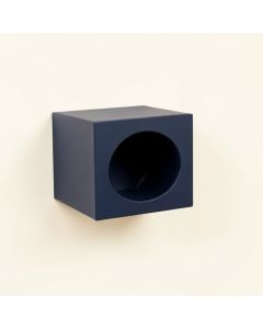 Moss Edge Wall-Mounted Cat Perch - Navy (synthetic illustration; no displayed measurements)