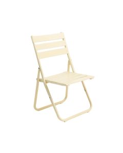 Shore Crest Folding Outdoor Chair - Cream