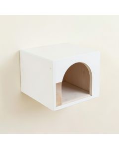 Rowan Crossing Wall-Mounted Cat Perch - White (synthetic illustration; no displayed measurements)