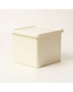 Dune Crossing Closed Outdoor Storage Box - Cream (synthetic illustration; no displayed measurements)
