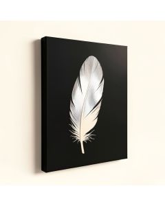 Feather I Graphic Art On Wrapped Canvas (synthetic illustration; no displayed measurements)