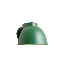 Elm Crossing Wall Sconce Mounted On A Plain Wall - Green
