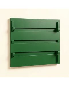 Stone Dale Empty Wall-Mounted Tool Organizer Panel - Green (synthetic illustration; no displayed measurements)