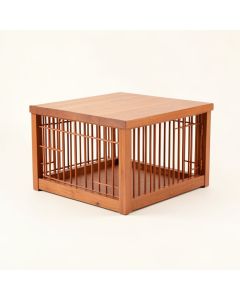 Stone Crossing Empty Furniture-Style Pet Crate - Terracotta (synthetic illustration; no displayed measurements)