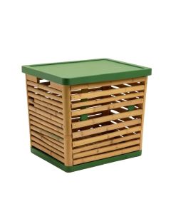 Pine Bridge Laundry Hamper - Green