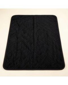 Shore Dale Bath Mat - Black (synthetic illustration; no displayed measurements)