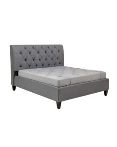 Adisson Twin Tufted Upholstered Platform Bed