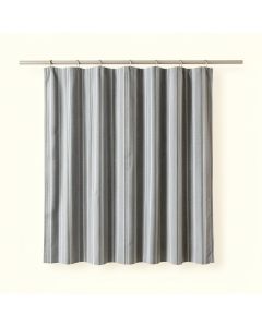 Briar Canyon Shower Curtain Hanging Flat From A Plain Rod - Gray (synthetic illustration; no displayed measurements)