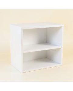Ash Bluff Low Toy Storage Unit - White (synthetic illustration; no displayed measurements)
