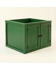 Slate Bend Empty Furniture-Style Litter Enclosure - Green (synthetic illustration; no displayed measurements)