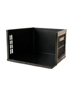 Vale Bridge Empty Furniture-Style Pet Crate - Black