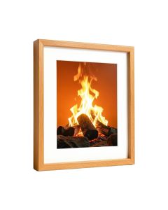 Stone On Fire By Michael Blanchette - Picture Frame Photograph Print On Canvas