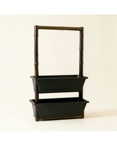 Cove Bridge Empty Vertical Garden Frame - Black (synthetic illustration; no displayed measurements)
