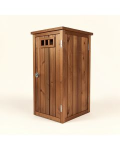 3 Ft. W X 2 Ft. D Wooden Vertical Tool Shed (synthetic illustration; no displayed measurements)