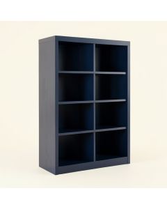 Stone Edge Freestanding Bookcase - Navy (synthetic illustration; no displayed measurements)