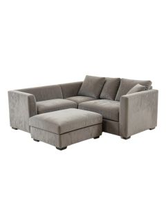 44 '' Wide Microfiber/Microsuede Reversible Sofa & Chaise With Ottoman (synthetic illustration; no displayed measurements)