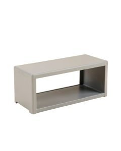 Aspen Branch Narrow Outdoor Storage Bench - Gray (synthetic illustration; no displayed measurements)