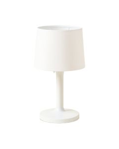 21.5 '' White Bedside Table Lamp (synthetic illustration; no displayed measurements)