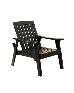 Moss Bluff Outdoor Lounge Chair - Black (synthetic illustration; no displayed measurements)
