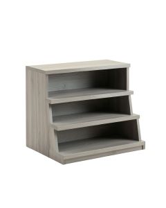 Moss Bend Desktop Shelving Unit - Gray (synthetic illustration; no displayed measurements)