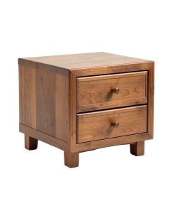 Benicio 1 - Drawer Solid Wood Nightstand In Amber (synthetic illustration; no displayed measurements)
