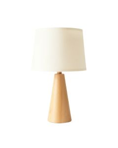 Summit Bluff Table Lamp With A Plain Fabric Shade - Ivory