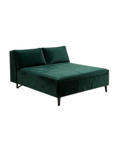 43.3 '' Velvet Armless Sofa Bed